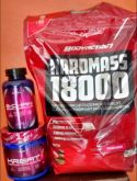 KIT MASSA MUSCULAR ( MASSA 3 KG + BCAA + CREATINE )